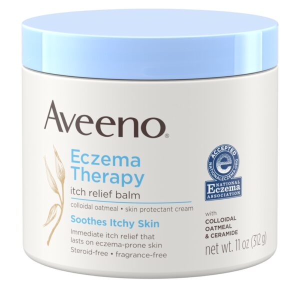Aveeno的濕疹配方緩解止癢膏質感溫和